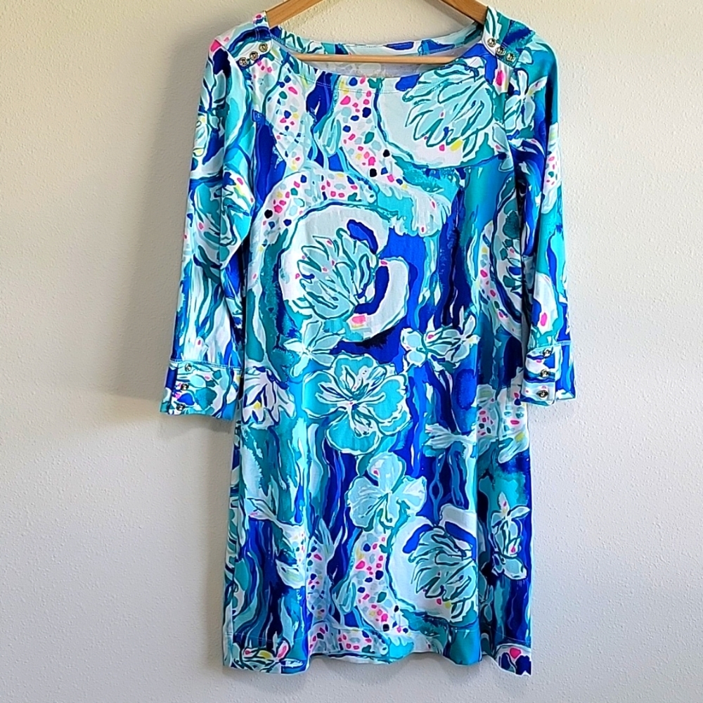 Lilly Pulitzer M women’s mini dress 3/4 sleeves